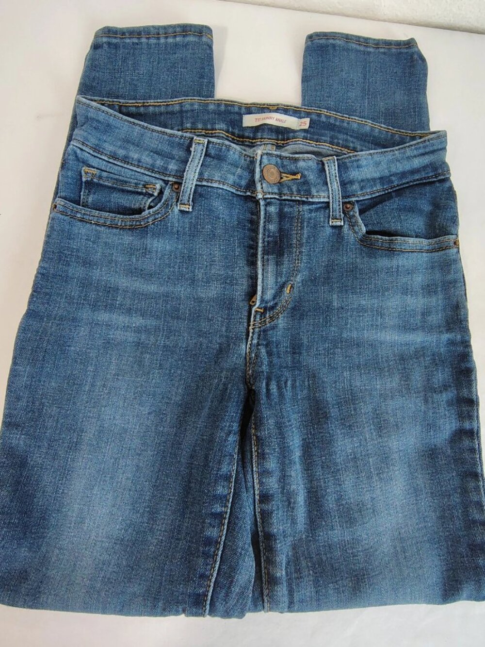 Women's Levi's 711 Skinny Ankle Blue Jeans - Size 25 - Levi Strauss